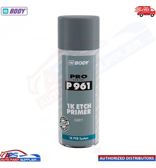 HB BODY P961 1K ETCH PRIMER AEROSOL 400ML - GREY